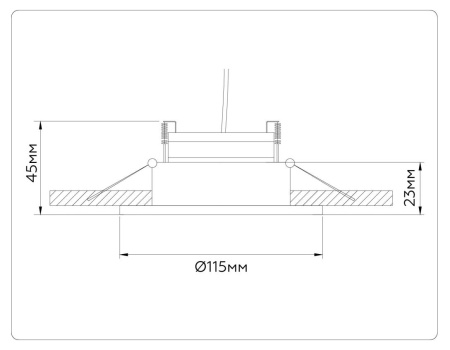 Встраиваемый светильник Ambrella light TECHNO SPOT TN51912