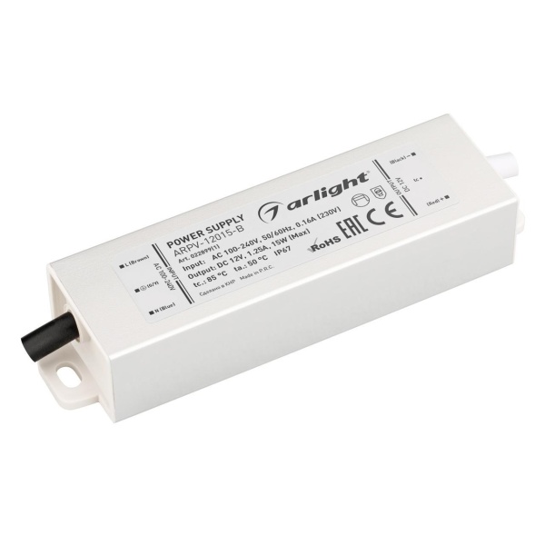 Блок питания ARPV-12015-B (12V, 1.3A, 15W) Arlight 022899(1)