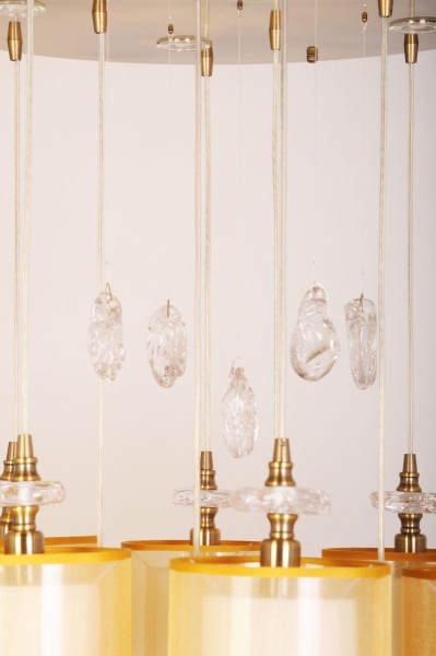 Подвесная люстра Abrasax Paula PL.5301-(8+4)+5BRshade