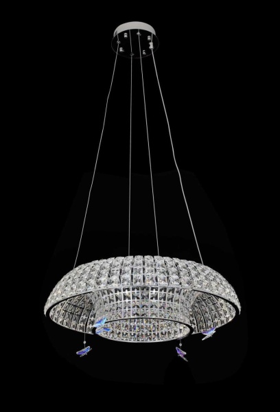 Люстра подвесная Alfa Light F4024-15 600mm CH LED