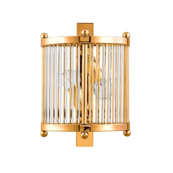 Настенный светильник Crystal Lux Tadeo AP2 Gold/Transparente