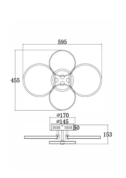 Потолочный светильник Freya FR10018CL-L40W