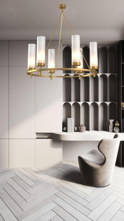 Подвесная люстра Milosh Tendence 0882CL-6GD