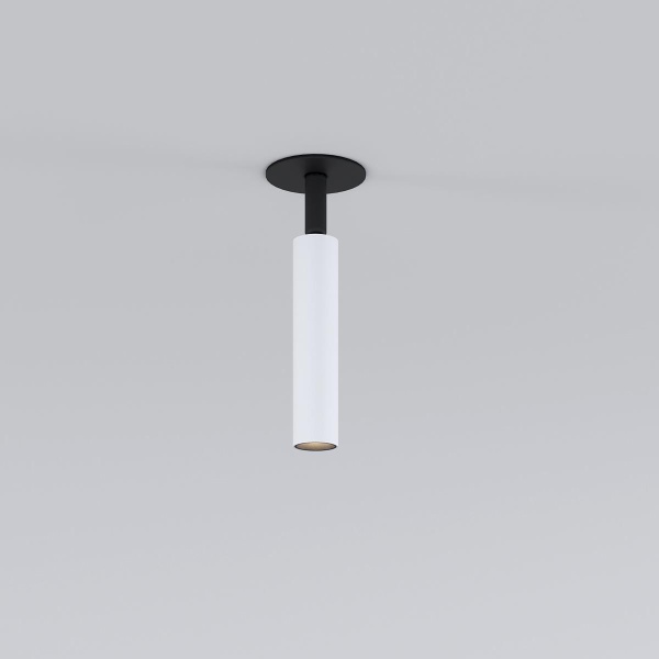 Встраиваемый светодиодный спот Elektrostandard Diffe 25027/Led белый/черный a058216