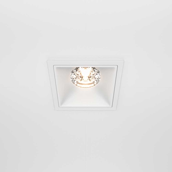 Встраиваемый светильник Maytoni Alfa LED DL043-01-15W3K-SQ-W