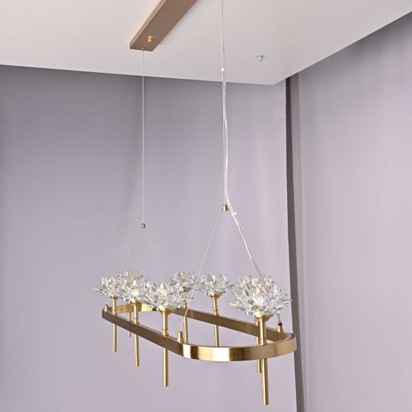 Подвесная люстра Imperium Loft Lotos Long 140839-26