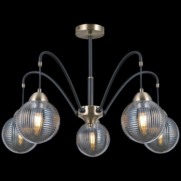 Потолочный светильник ILLUMICO IL0433-5PSQ-79 BK AB