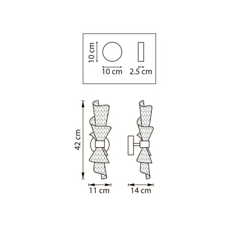 Бра Lightstar Acrile 737672