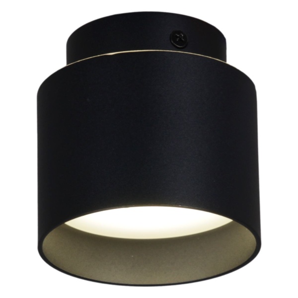 Потолочный светильник Reluce 53006-9.5-001IL GX53+LED3W BK