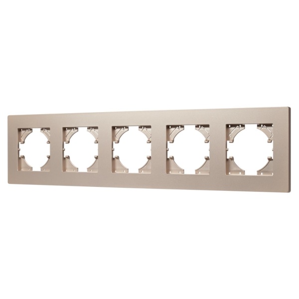 Рамка пластиковая FRM-PERIO-PL-5-GD Arlight 049765