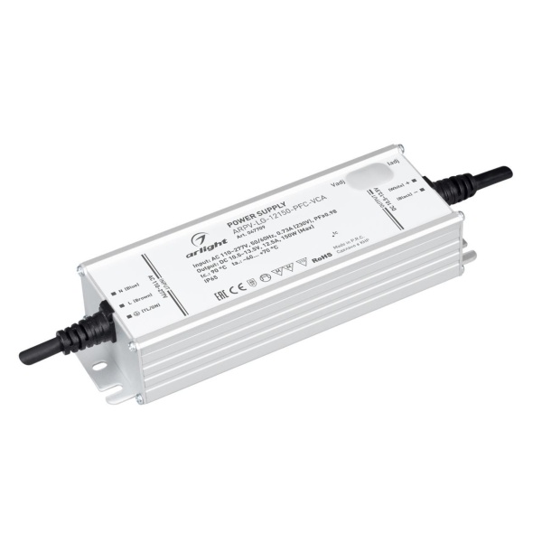 Блок питания ARPV-LG-12150-PFC-VCA (10.5-13.5V, 12.5A, 150W) Arlight 047709