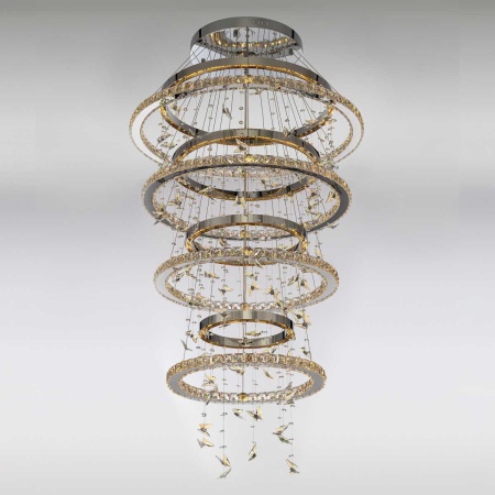 Люстра хрустальная с пультом Citilux ETERA CL322090