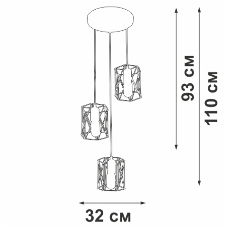 Люстра Vitaluce V43820-1/3S