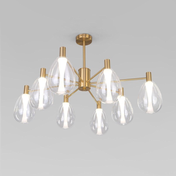 Потолочная люстра Eurosvet Magma 60175/8 латунь