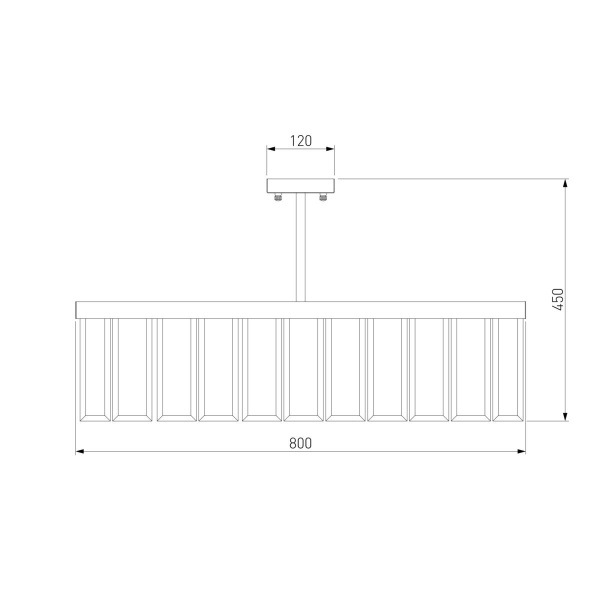 Потолочная люстра Bogates Eclipse 358/8 Smart