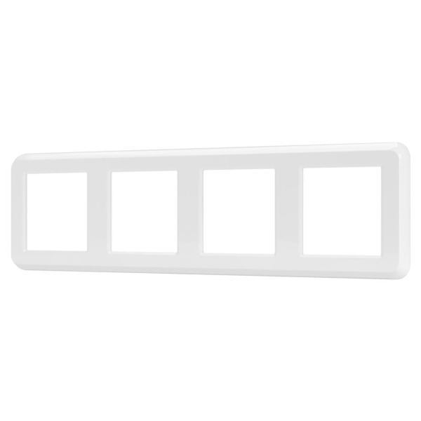Рамка пластиковая FRM-VERSA-PL-4-WH Arlight 045187