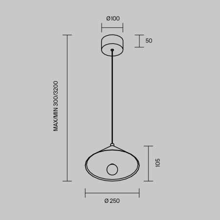 Подвесной светильник Maytoni Modern Bell MOD534PL-L16B3K