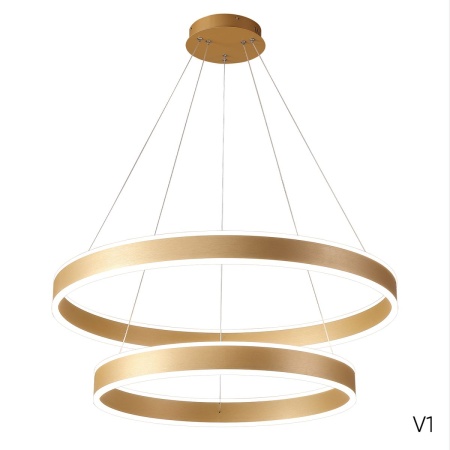 Подвесной светодиодный светильник Crystal Lux MUCHOS SP123W LED  GOLD