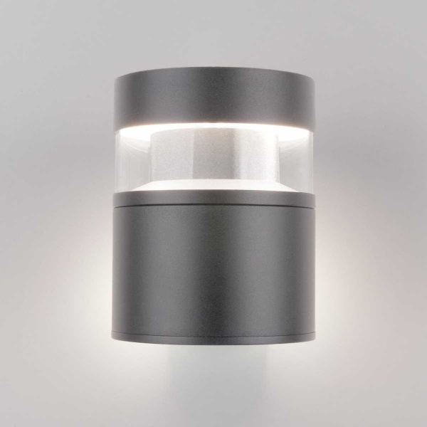 Уличный настенный светодиодный светильник Elektrostandard 1530 Techno Led серый a052247