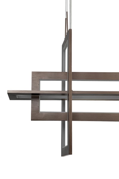 Подвесной светодиодный светильник Indigo Realta 14004/3P Brown V000009L