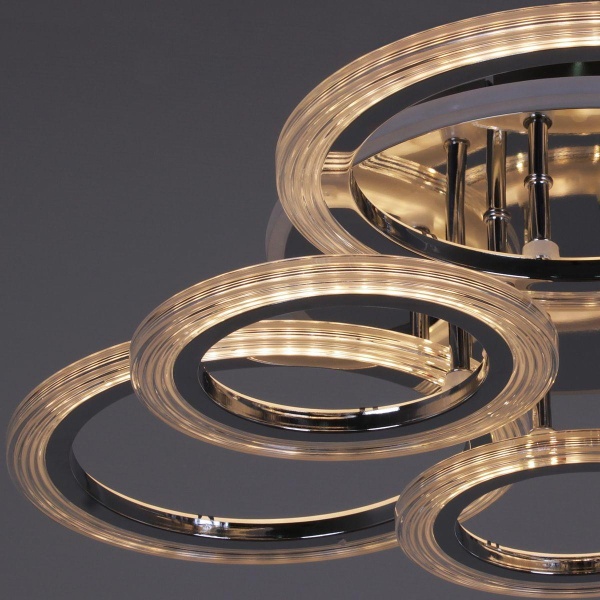 Потолочная светодиодная люстра Reluce 09812-3.3-3+3D CR (RGB)