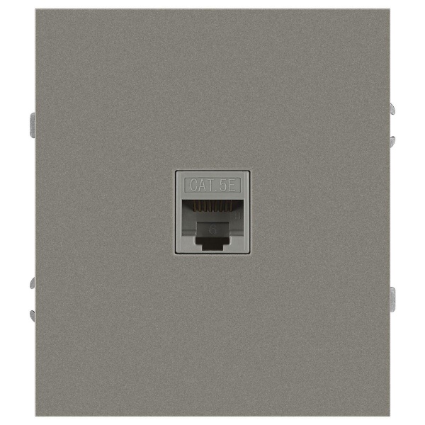 Розетка ЭРА Arktik 16-3107-07 информационная RJ45 титан Б0070480