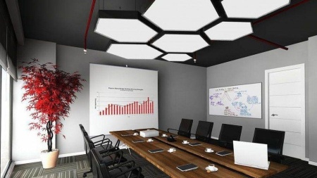 Подвесной светодиодный светильник Siled Hexago 7371003