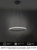 Подвесной светодиодный светильник Seven Fires Lisel WD6021/1P-BK