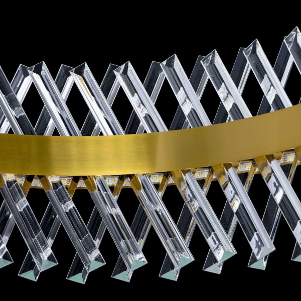 Подвесная светодиодная люстра Citilux Ричард бронза CL336083