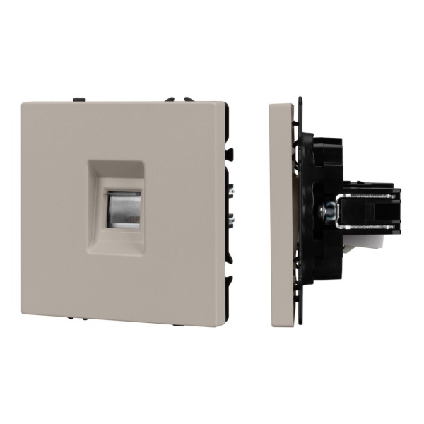 Механизм телефонной розетки SCT-NOBE-MTL1-SFPL-CA (RJ-11, 4C) Arlight 061892