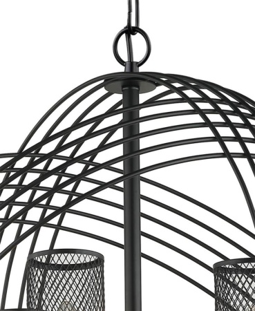 Подвесная люстра Lumien Hall Эос 4014/6P-BK-CR