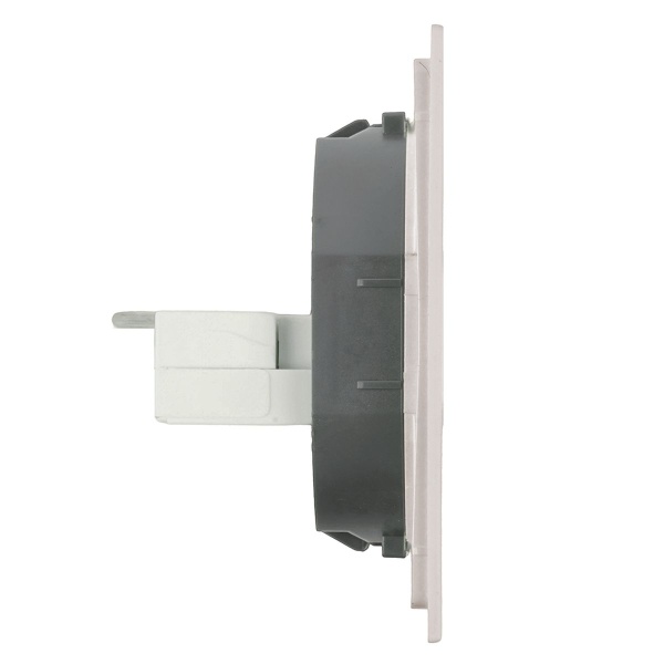 Розетка компьютерная 2-местная RJ-45 (механизм) Stekker Мия RST00-3111-08 пудровый жемчуг 50481