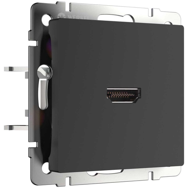 Розетка HDMI Werkel черный матовый W1186008 4690389157066