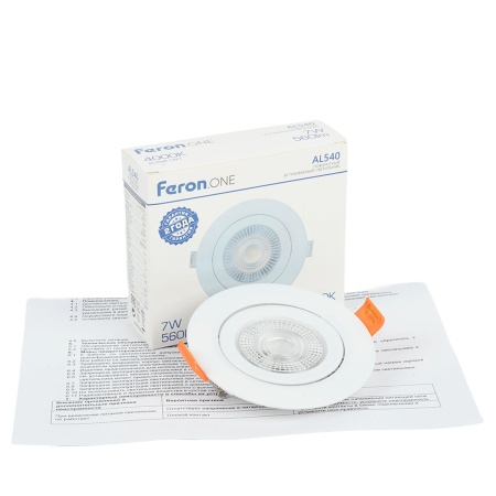 Встраиваемый светодиодный светильник Feron.ONE AL541 52047