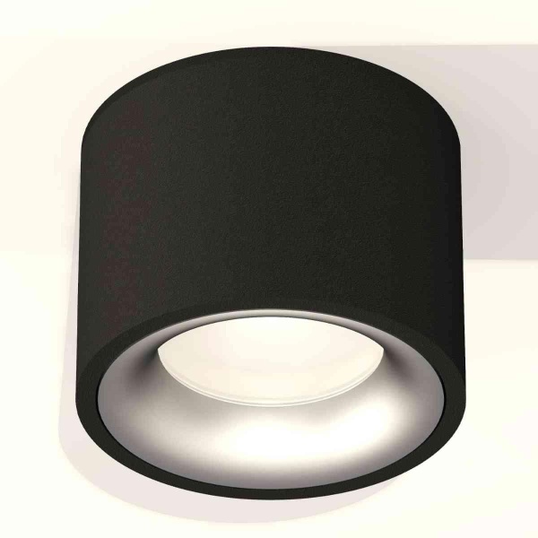 Комплект накладного светильника Ambrella light Techno Spot XS7511023 SBK/MCH черный песок/хром матовый (C7511, N7013)