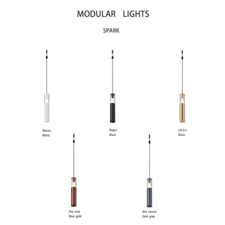 Подвесной модульный светильник без основания Mantra Spark 9324