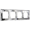 Рамка на 4 поста Werkel Diamant зеркальный W0041220 4690389158858