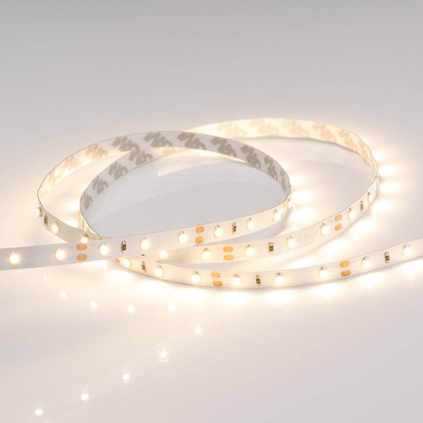 Светодиодная лента Arlight 4,8W/m 60LED/m 3528SMD теплый белый 5M 010597(B)