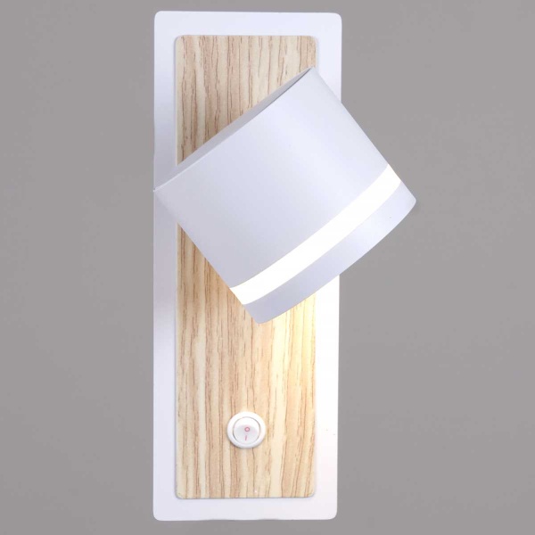 Настенный светильник Reluce 22540-0.2-01 WH+WOOD