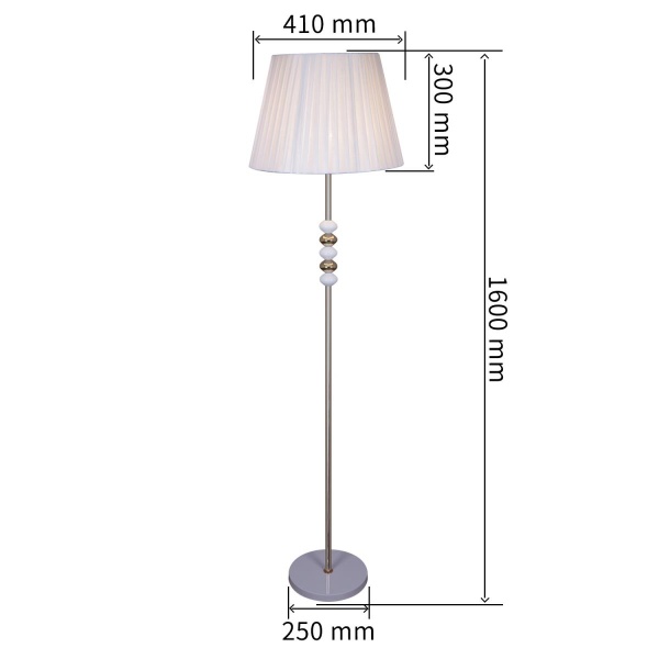 Торшер Reluce 02063-0.6-01 WH-CR