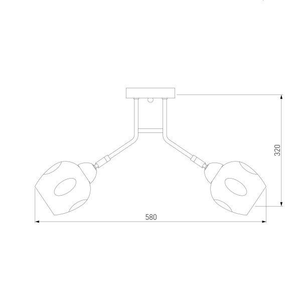 Потолочная люстра Eurosvet Marci 30164/5 хром