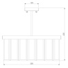 Потолочная люстра Bogates Eclipse 357/5 Smart