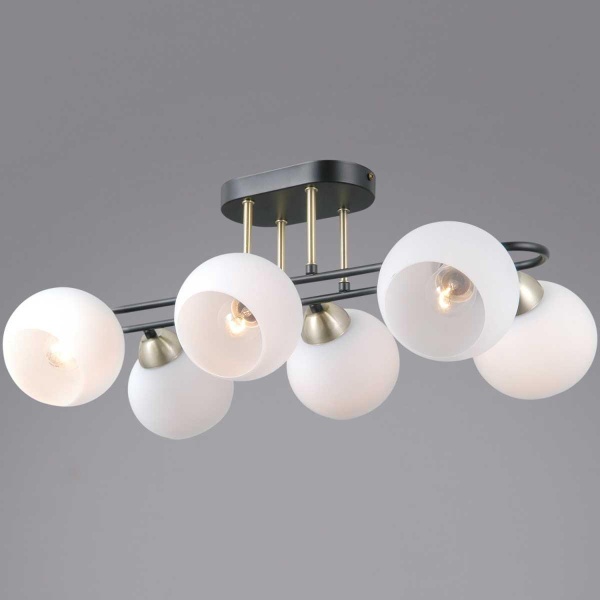 Потолочный светильник ILLUMICO IL0790-6CSQ-25 BK AB TRENTO