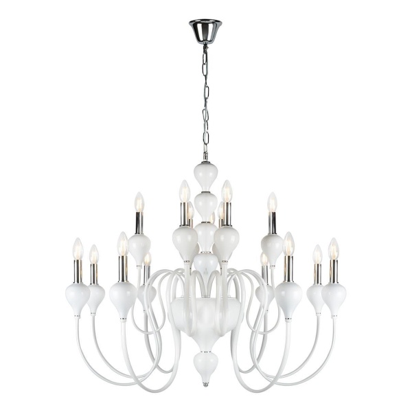 Подвесная люстра iLamp Lady 88003-10+5 WH