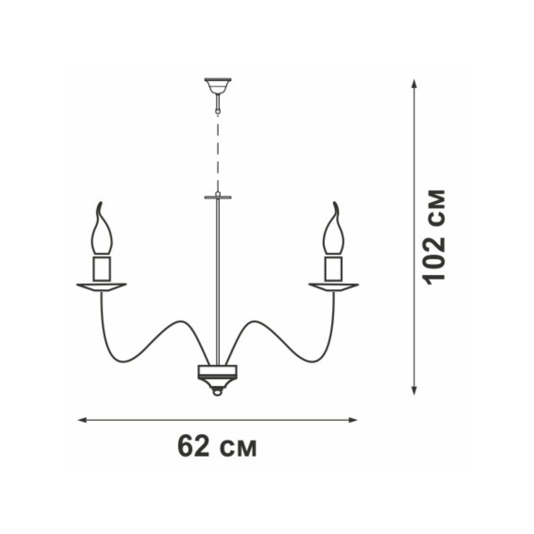 Подвесная люстра Vitaluce V1301-1/8