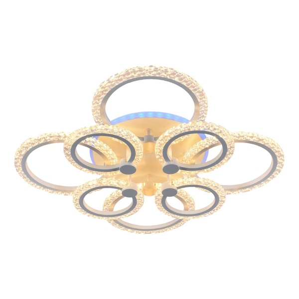 Потолочная светодиодная люстра Profit Light 18027/8 WHT A