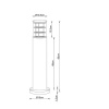Уличный светильник Arte Lamp Tokyo A5316PA-1BK