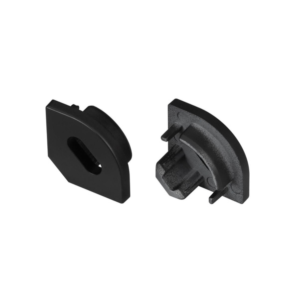 Заглушка Arlight SL-KANT-H10 BLACK с отверстием 049410