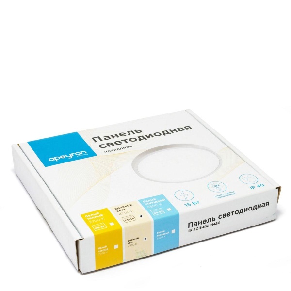 Накладная светодиодная панель Apeyron 06-38