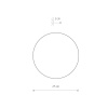 Настенный светильник Nowodvorski Ring Led M White 7638